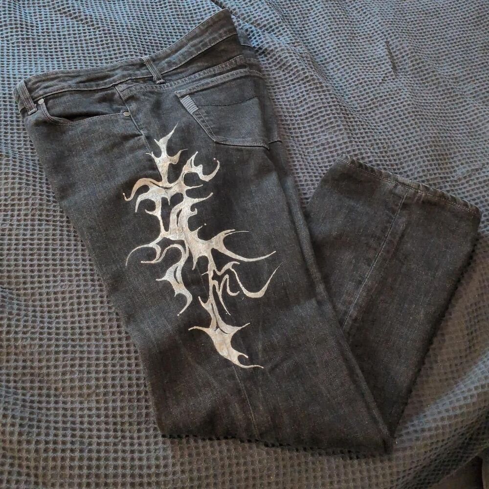 Paige Women's Black and Grey Jeans